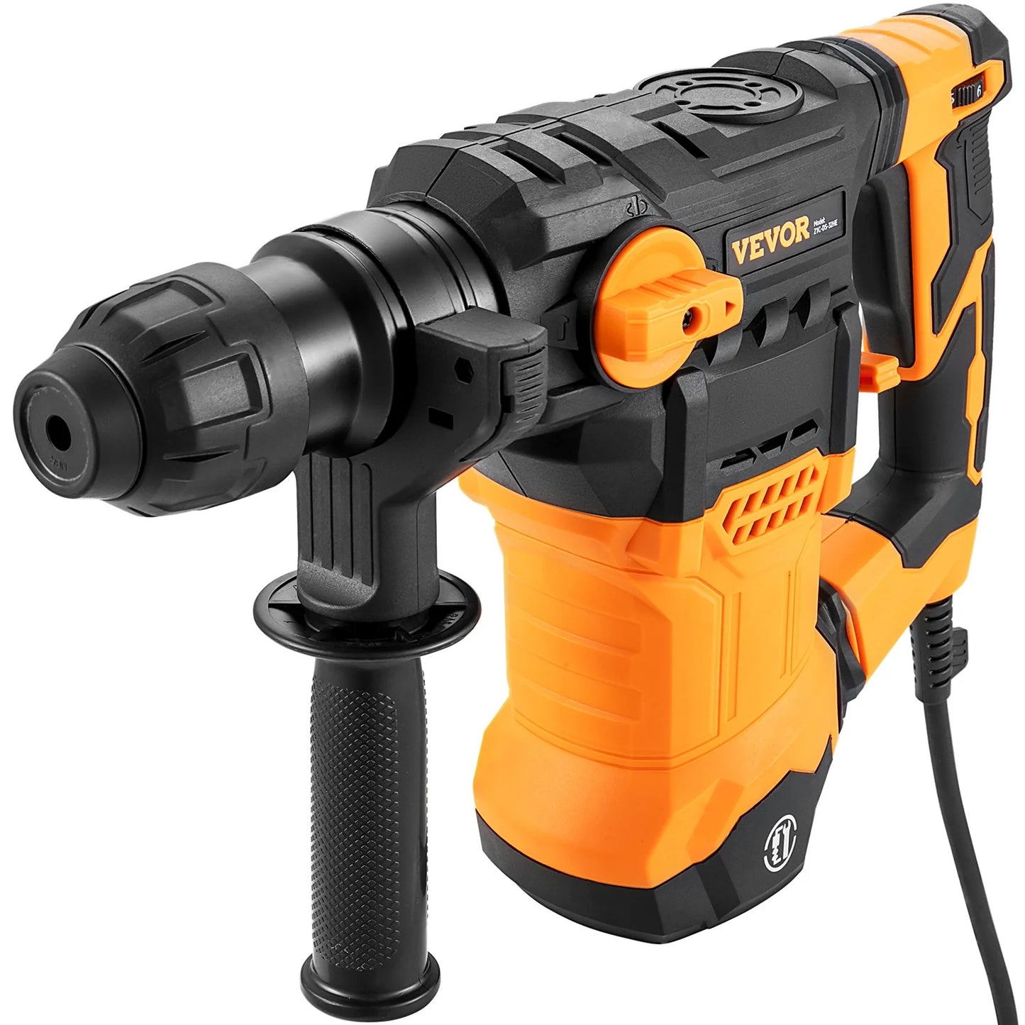 VEVOR Rotary Hammer Drill Corded Drills 1-1/4 4 Modes Sds-Plus Chipping Hammers